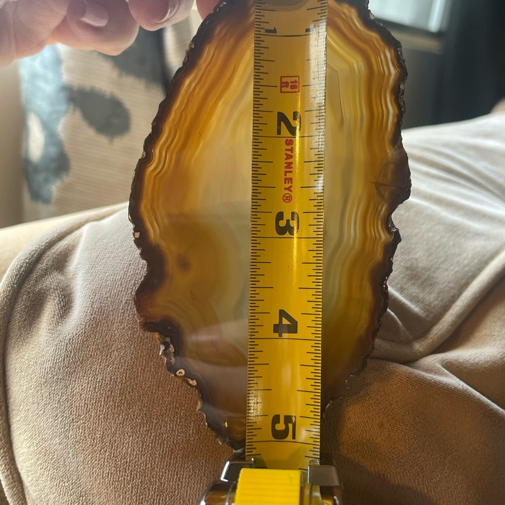 Natural Agate Slice Decor